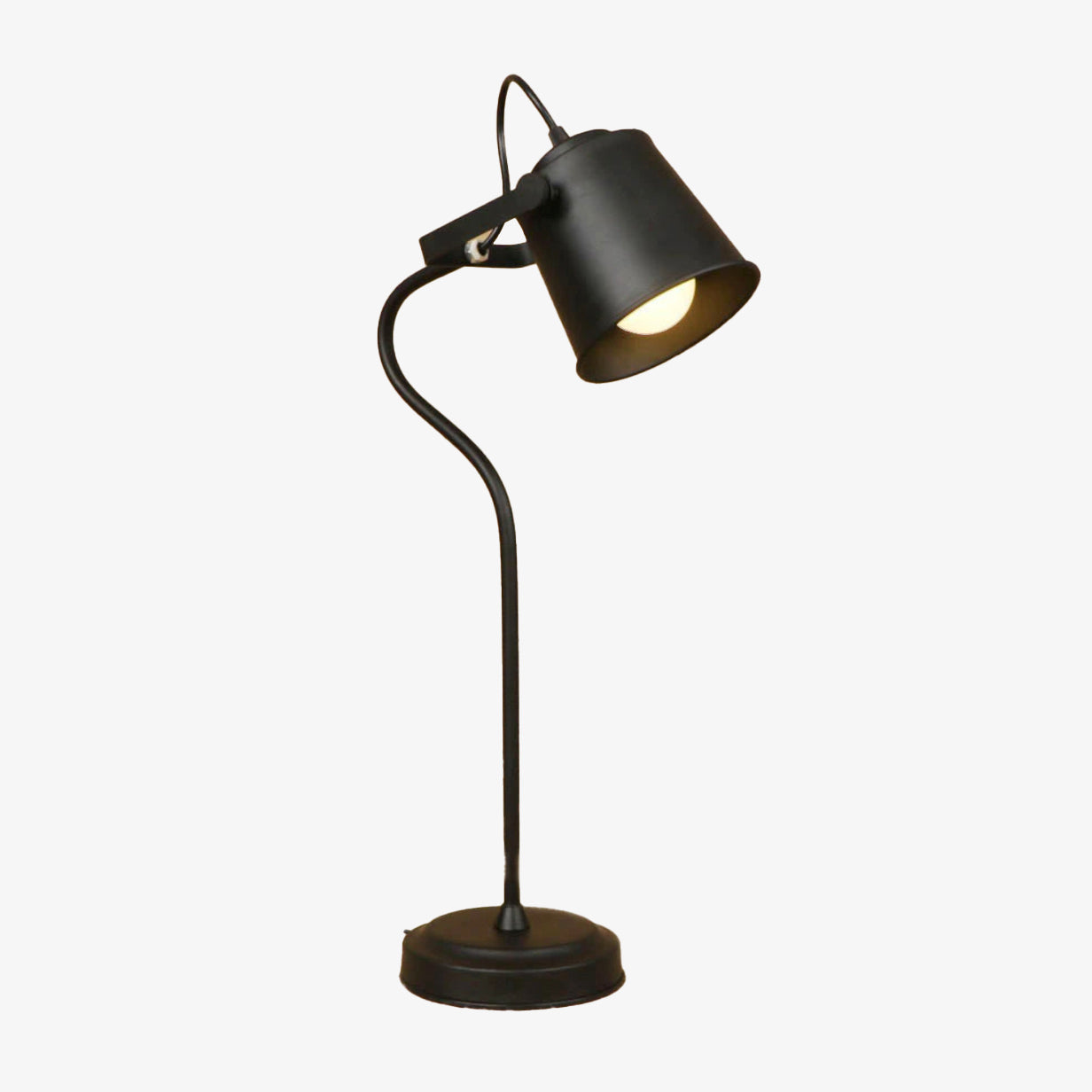 Lampe industrielle LED abat-jour cylindrique et réglable Mirtle - vue 2 sur 9