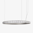 Lustre moderne LED style bague avec diamants en cristal Martis