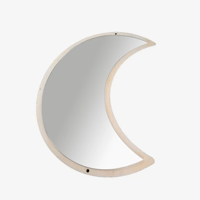 Miroir mural en forme de lune Decoration