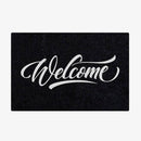 Paillasson rectangle welcome en fibre de polyester