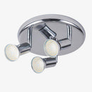 Plafonnier à spots LED chromé Modern