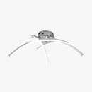 Plafonnier design LED avec 3 barres courbées en métal Teylor