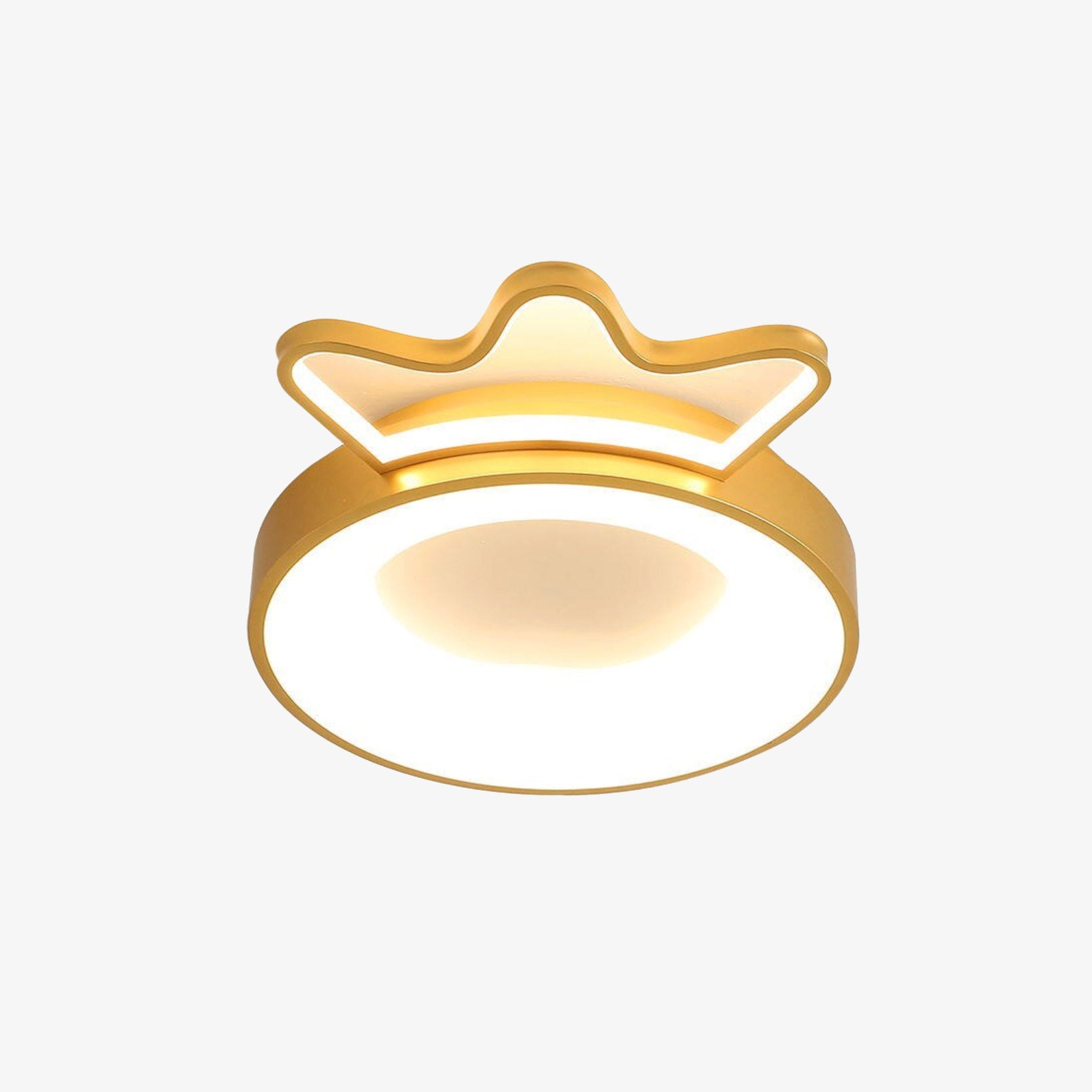 Plafonnier enfants LED en forme de couronne colorée Principesa