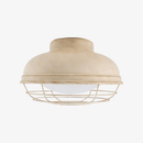Plafonnier moderne LED avec cage en métal style Loft
