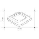 Plafonnier moderne LED forme carré ou circulaire Clery
