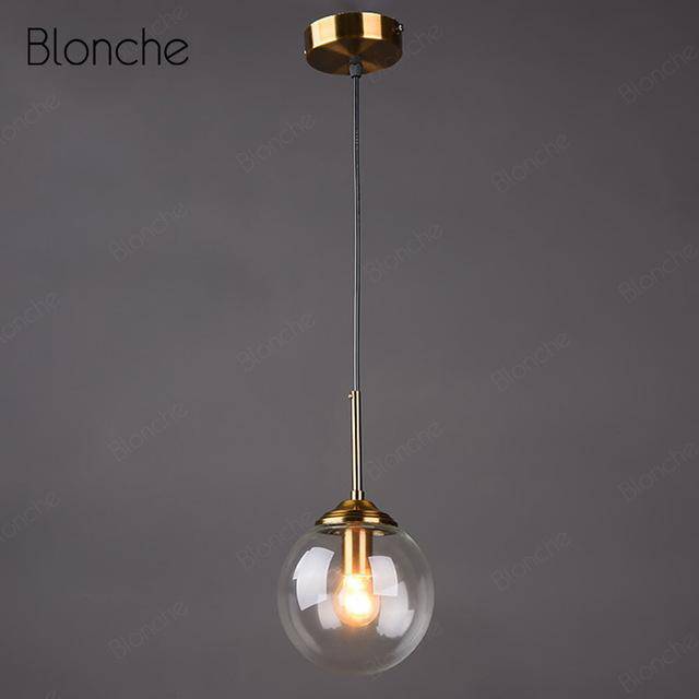 Suspension design boule en verre fumé Hang - vue 8 sur 13