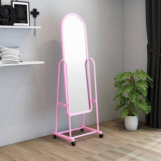 Miroir sur pied avec roulette Dressing - vue 3 sur 7