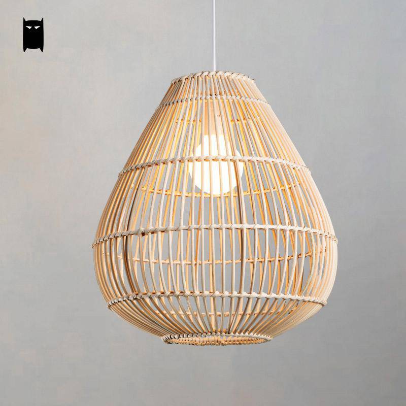 Suspension en bambou design arrondie Rattan - vue 5 sur 5