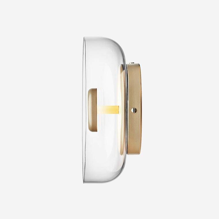 Applique murale design LED ronde en métal style Shining - vue 5 sur 6