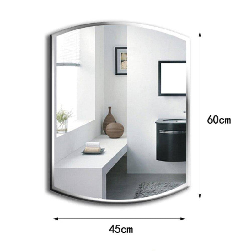 Miroir mural rectangulaire arrondi Living