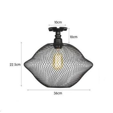 Plafonnier LED en cage de plusieurs formes Honeycomb - vue 4 sur 11