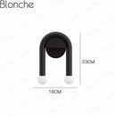 Applique murale moderne LED noire double lighty
