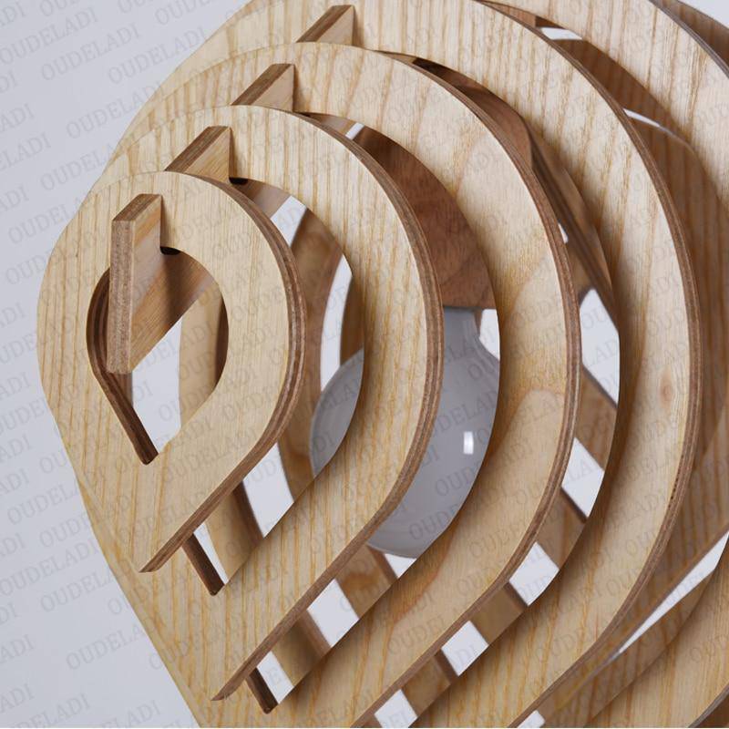 Suspension 3D en bois Nordic - vue 5 sur 4