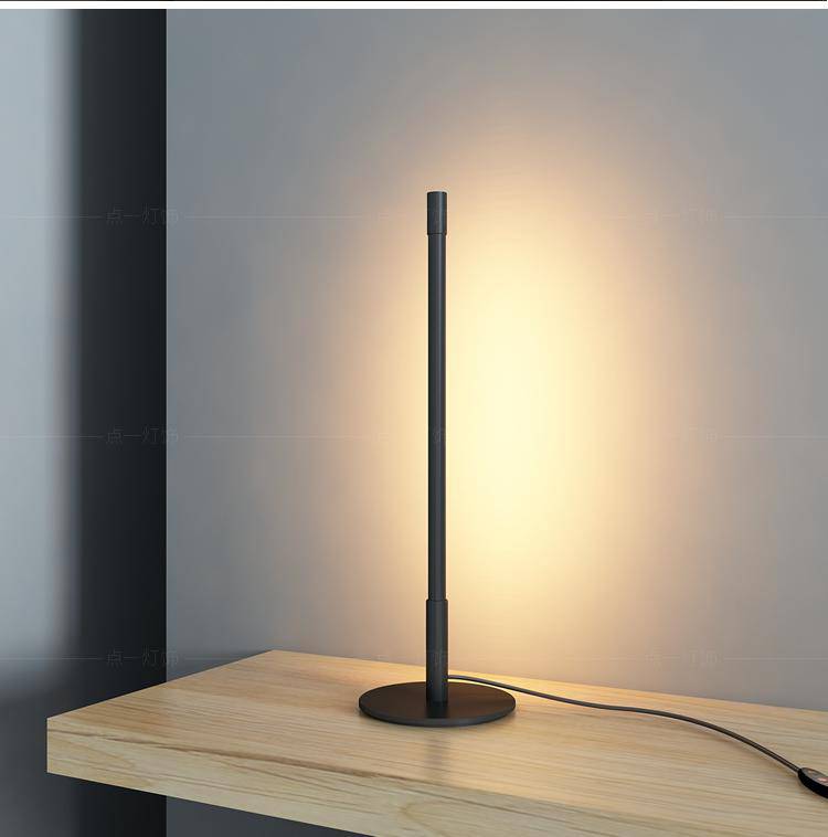 Lampe à poser rube LED noir - vue 4 sur 7