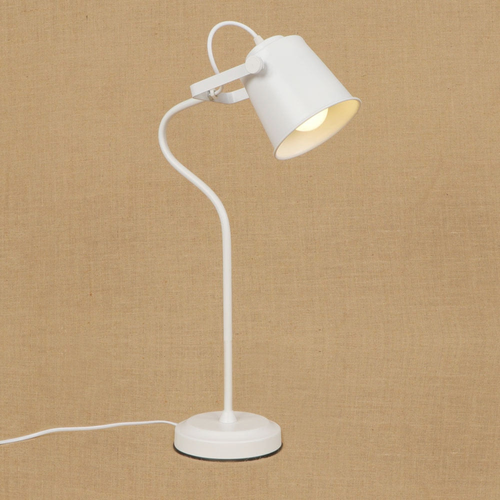 Lampe industrielle LED abat-jour cylindrique et réglable Mirtle - vue 3 sur 9