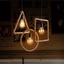 Suspension moderne LED en corde géometrique Hendese