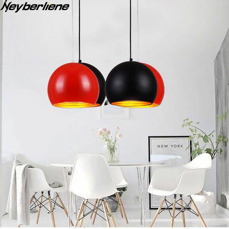 Suspension LED boule moderne colorée