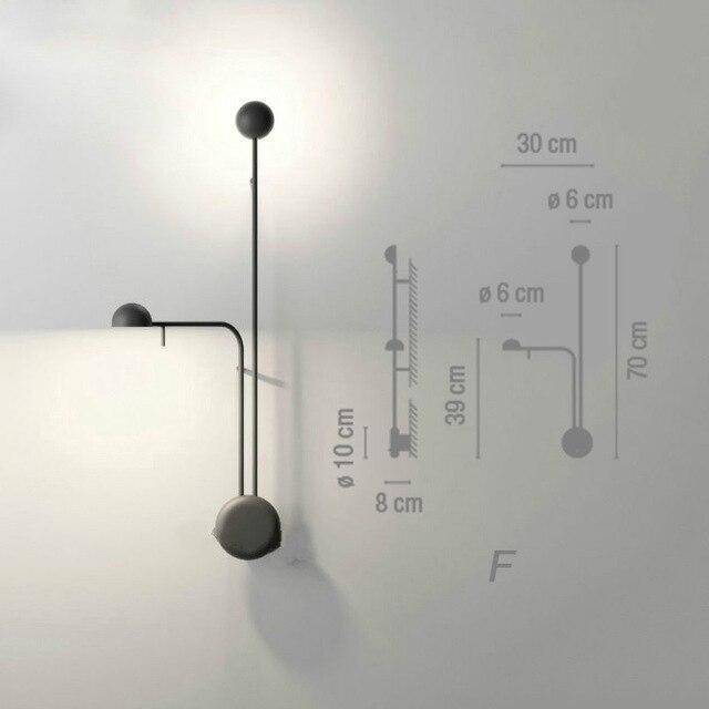 Applique design à LED ajustable Foyer