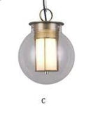 Suspension design boule en verre fumé Loft