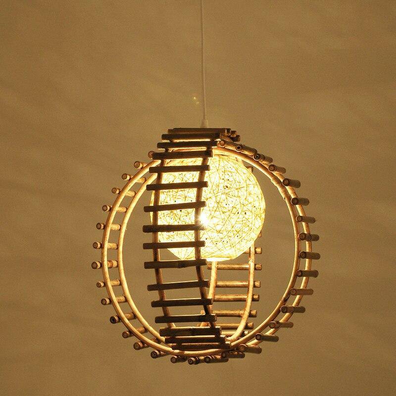 Suspension boule rail en bambou Nordic - vue 6 sur 5