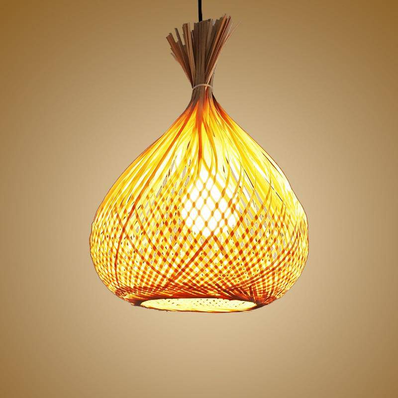 Suspension fiole ficelée en bambou Creative - vue 5 sur 7