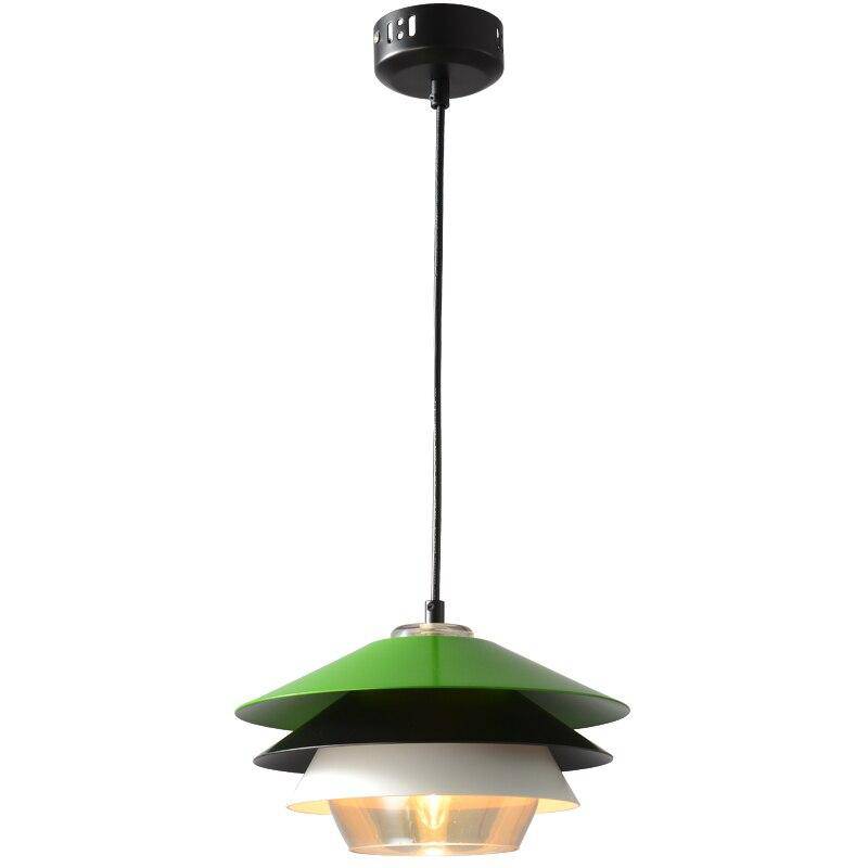 Suspension moderne LED avec abat-jour aluminium coloré Creative - vue 5 sur 4