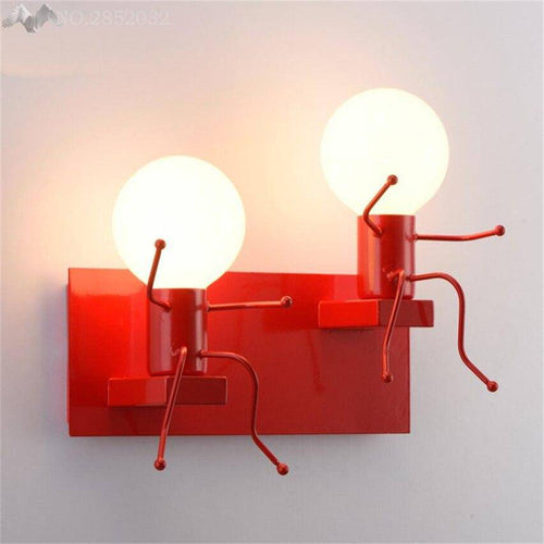 Applique design en forme de bonhomme 3D (plusieurs couleurs)
