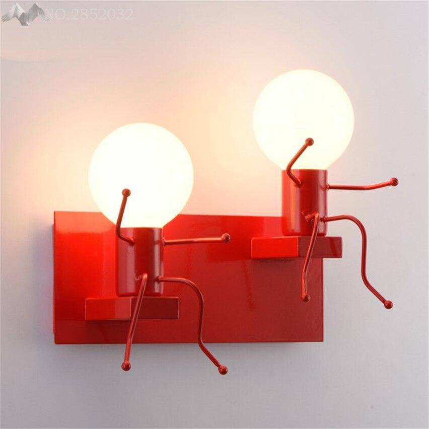 Applique design en forme de bonhomme 3D (plusieurs couleurs) - vue 5 sur 9
