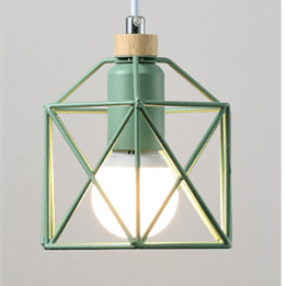Suspension à LED avec cage en métal Modern - vue 8 sur 8