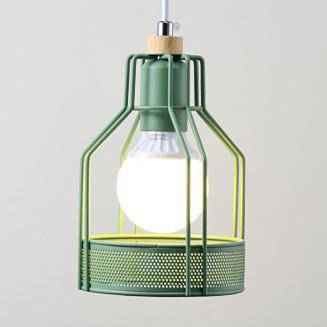 Suspension à LED avec cage en métal Modern - vue 6 sur 8