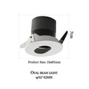 Spot encastré LED rond avec plusieurs modèles Light