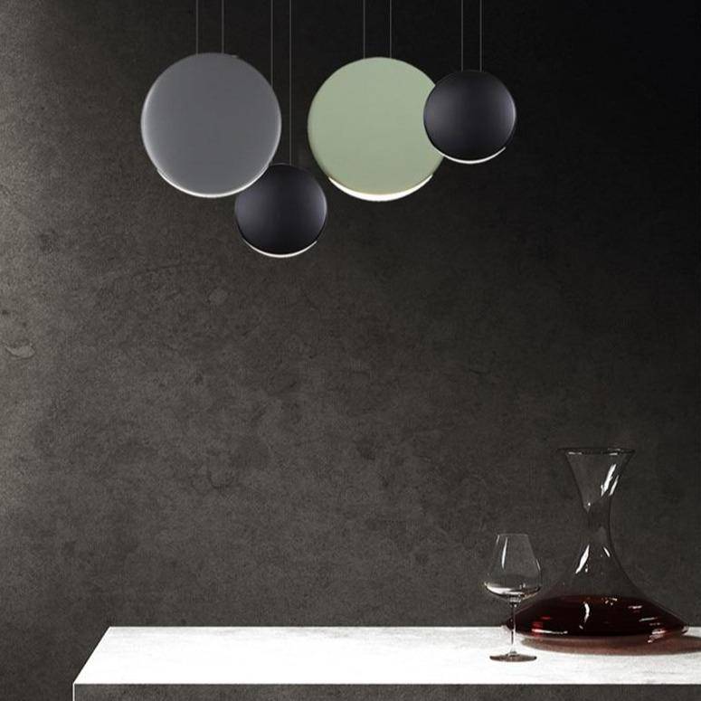 Suspension design ronde en aluminium LED - vue 4 sur 20