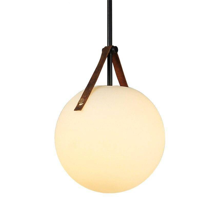 Suspension design LED avec boule en verre style Hang - vue 5 sur 5