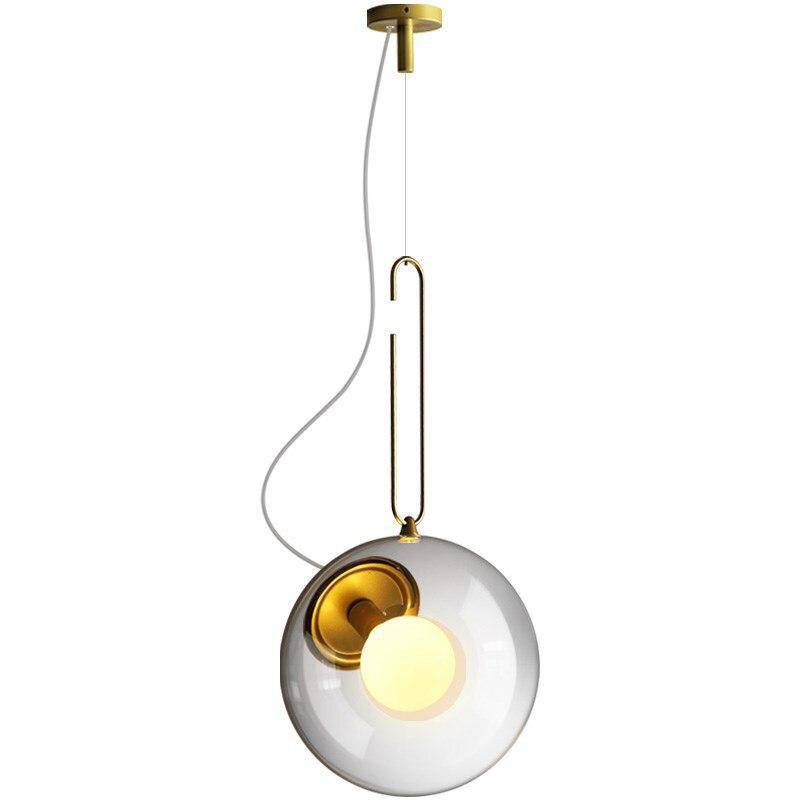 Suspension design à LED boule en verre et métal Light - vue 5 sur 6