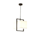 Suspension design LED en métal aux formes style Art