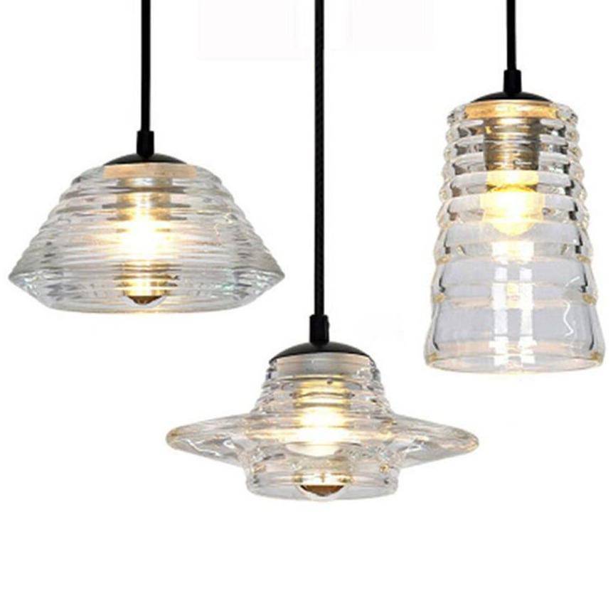 Suspension design LED avec abat-jour arrondi en verre Sola - vue 2 sur 9