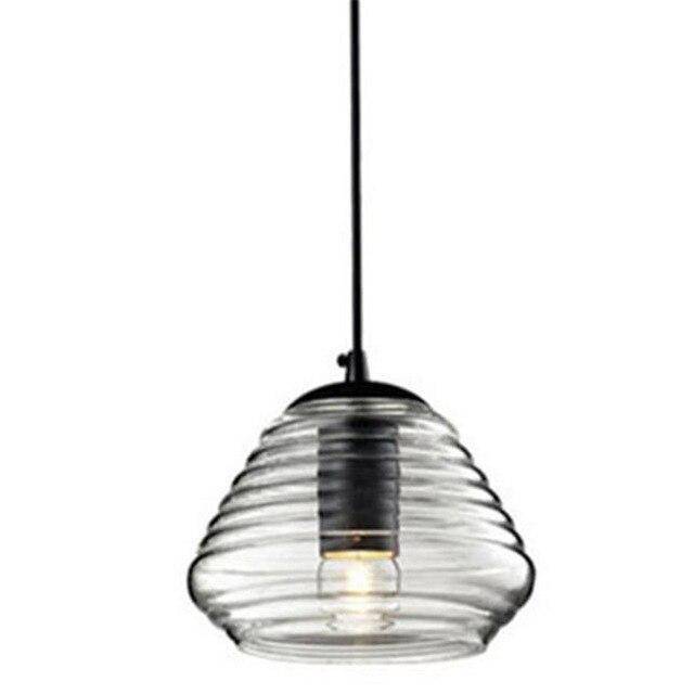 Suspension design LED avec abat-jour arrondi en verre Sola - vue 5 sur 9