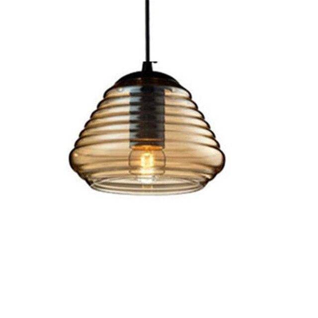 Suspension design LED avec abat-jour arrondi en verre Sola - vue 7 sur 9