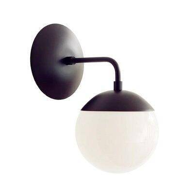 Applique murale moderne LED en métal avec boule en verre Light - vue 3 sur 9