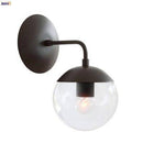 Applique murale moderne LED en métal avec boule en verre Light