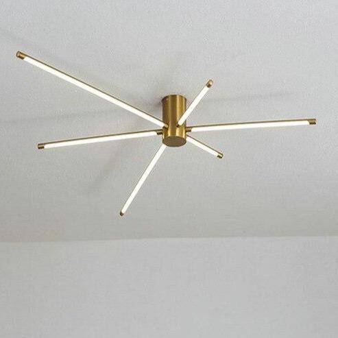 Plafonnier design avec plusieurs barres à LED Fashion - vue 5 sur 5