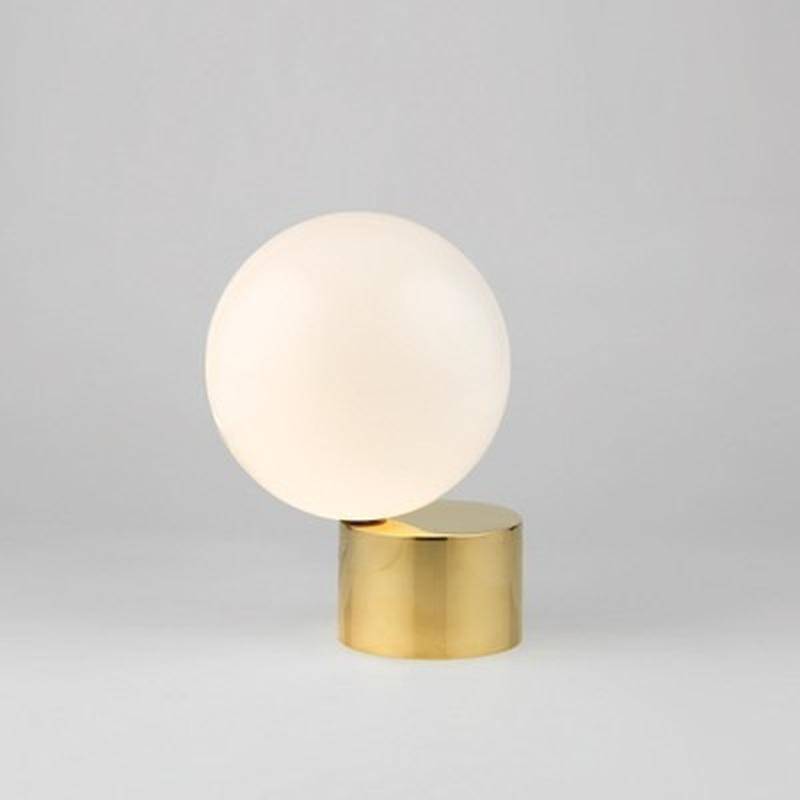 Lampe de chevet doré avec boule en verre Nordic - vue 5 sur 4