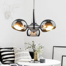 Suspension design LED avec abat-jour arrondi en verre Rui