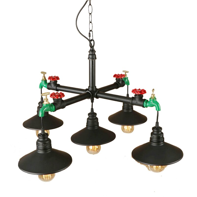 Suspension à LED style vintage avec petit robinet Miffy - vue 3 sur 6
