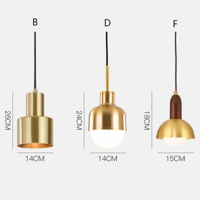 Personnalité nordique lampes suspendues à tête unique E27 lampes à pendentif LED pour salon chambre salle de bains allée restaurant chambre d'hôtel - vue 11 sur 13