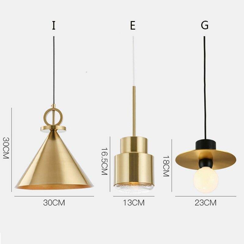 Personnalité nordique lampes suspendues à tête unique E27 lampes à pendentif LED pour salon chambre salle de bains allée restaurant chambre d'hôtel - vue 13 sur 13
