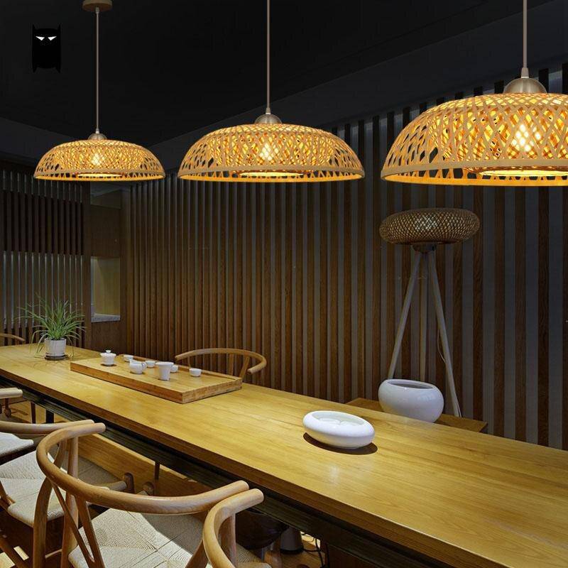 Suspension en bambou design Wicker - vue 4 sur 6