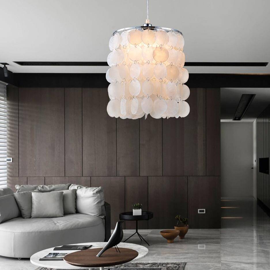 Suspension design à LED avec maille en verre Loft - vue 3 sur 7