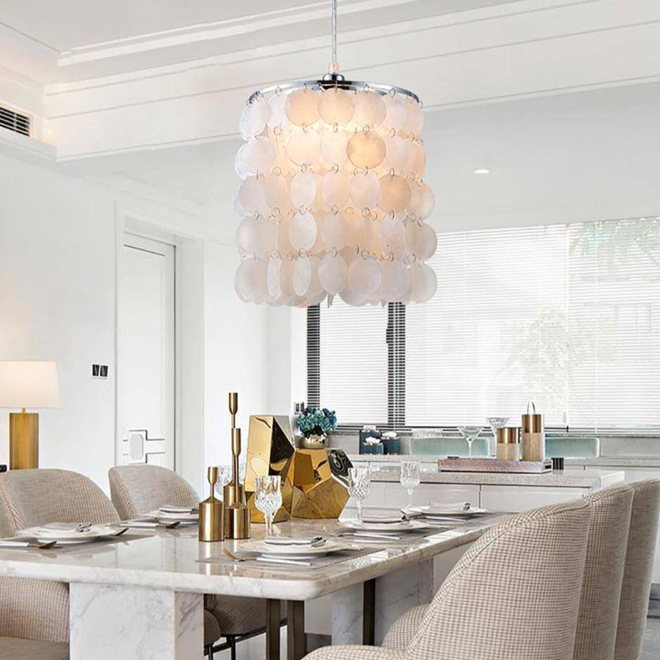 Suspension design à LED avec maille en verre Loft - vue 4 sur 7