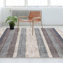 Tapis rectangle aux formes géométriques Floor A